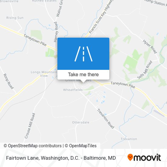 Fairtown Lane map