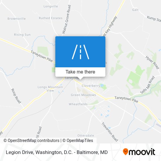 Mapa de Legion Drive