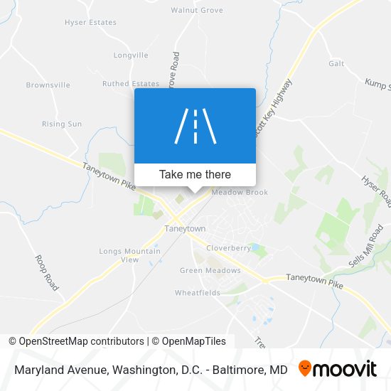 Maryland Avenue map