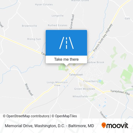 Memorial Drive map