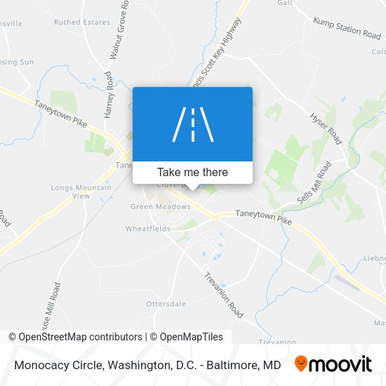 Monocacy Circle map