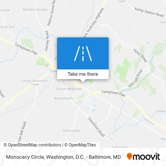 Monocacy Circle map