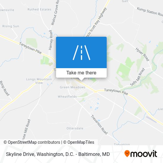 Skyline Drive map
