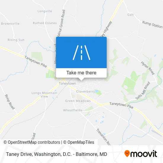 Taney Drive map