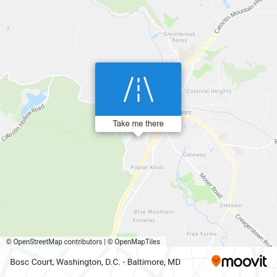 Bosc Court map