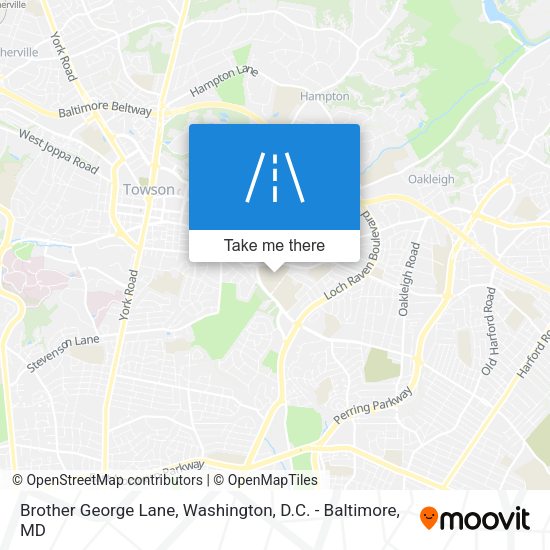 Brother George Lane map