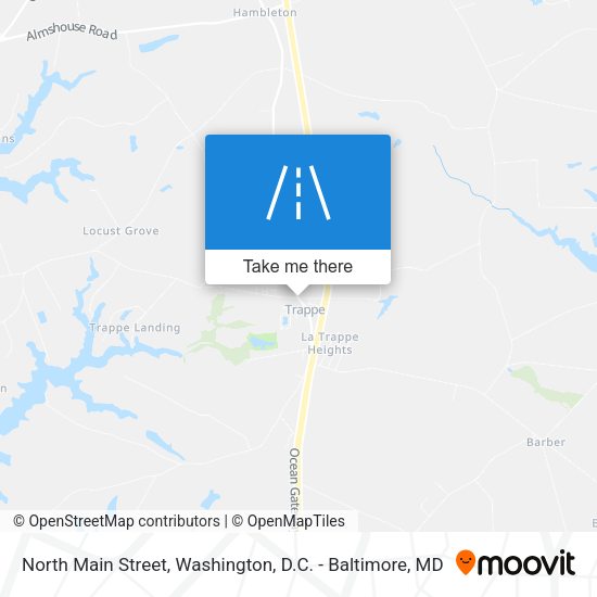 North Main Street map