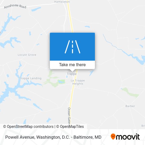 Powell Avenue map