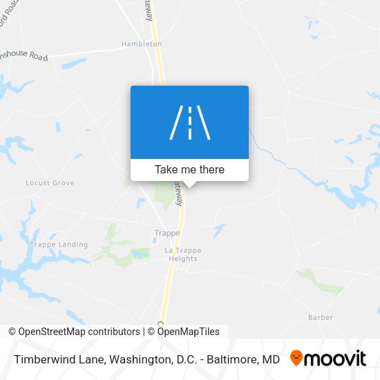 Timberwind Lane map