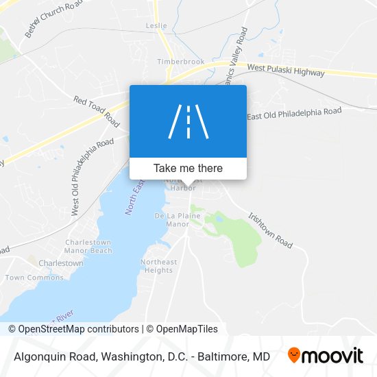 Algonquin Road map
