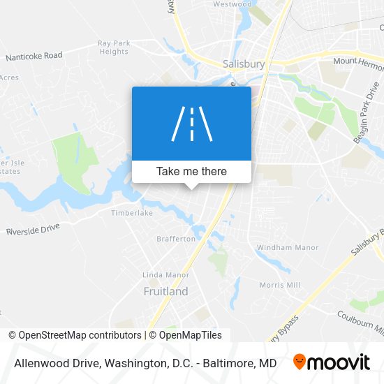 Allenwood Drive map