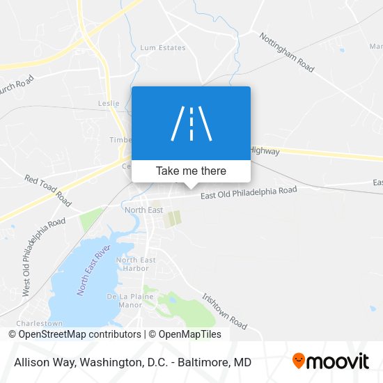 Mapa de Allison Way