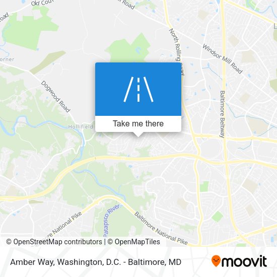 Amber Way map