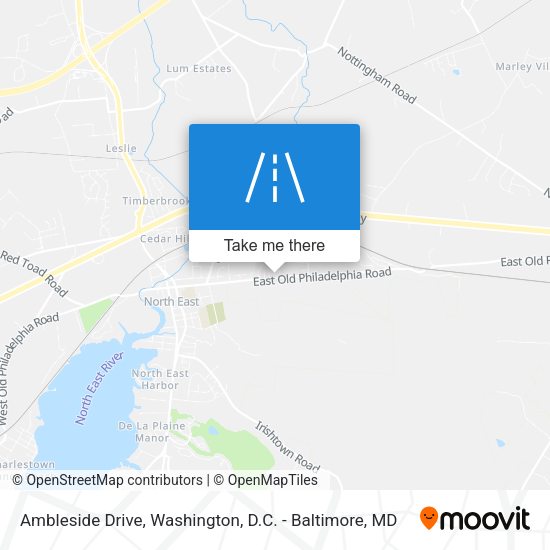 Mapa de Ambleside Drive
