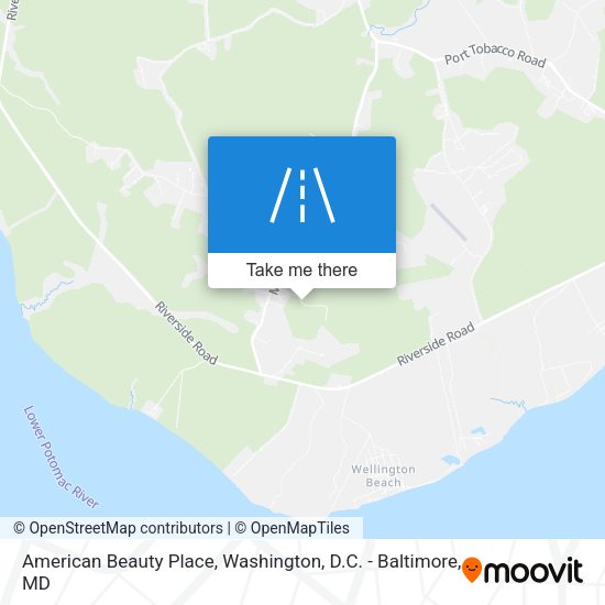 Mapa de American Beauty Place