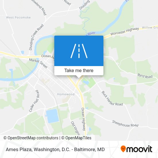 Mapa de Ames Plaza