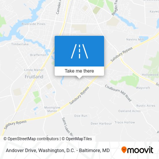 Andover Drive map