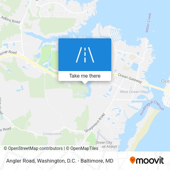 Mapa de Angler Road
