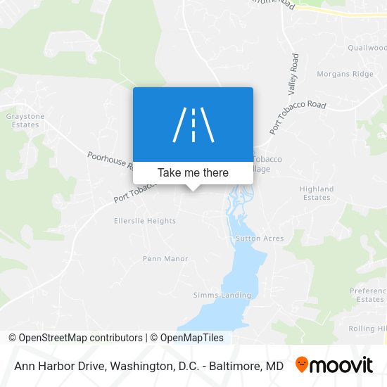 Ann Harbor Drive map