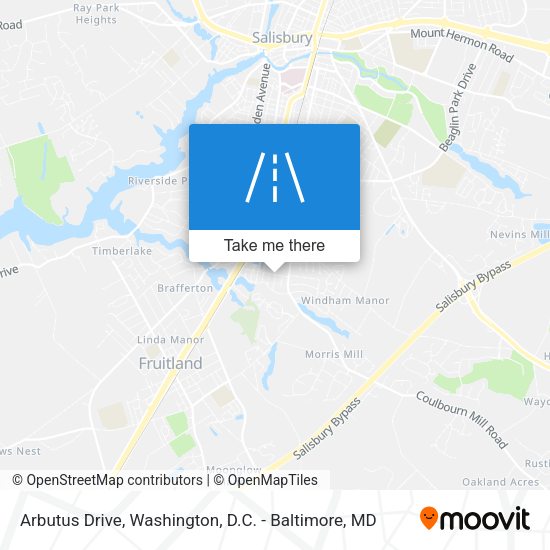 Arbutus Drive map