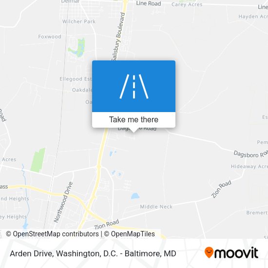 Arden Drive map
