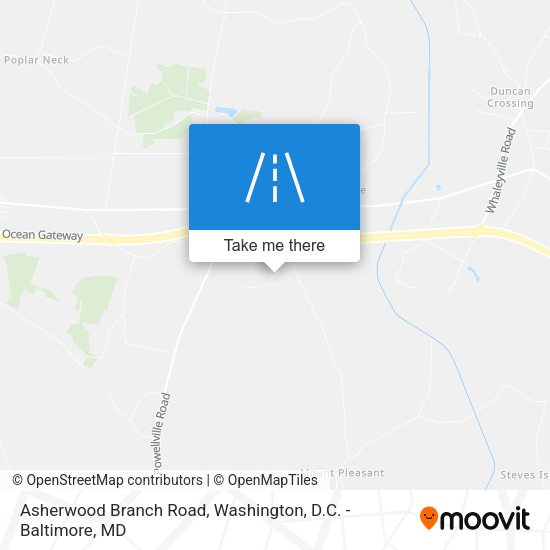 Asherwood Branch Road map