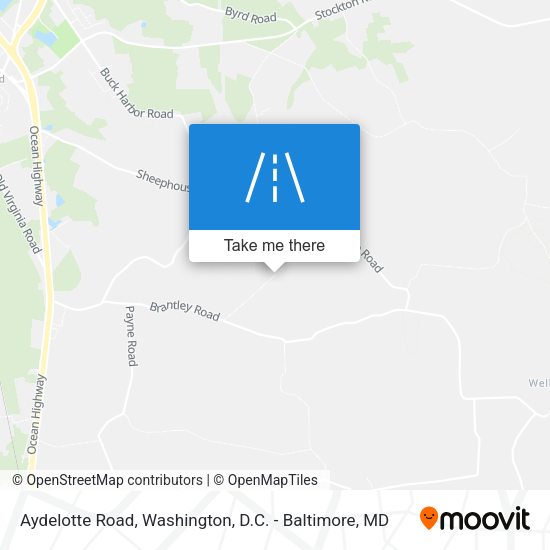 Mapa de Aydelotte Road