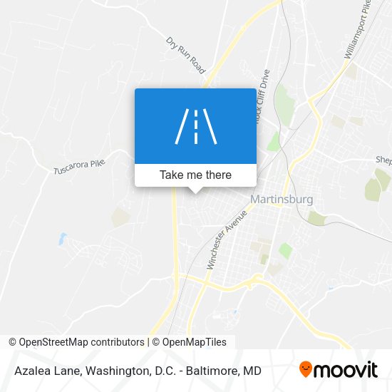 Azalea Lane map