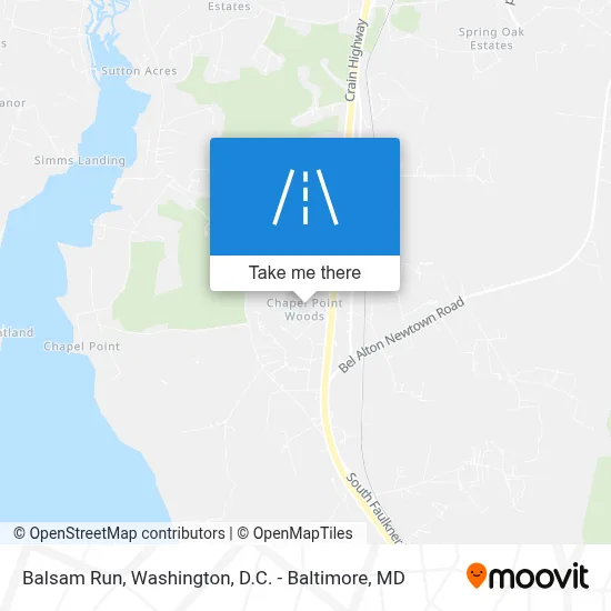 Balsam Run map