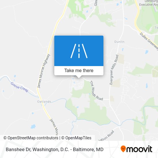 Banshee Dr map