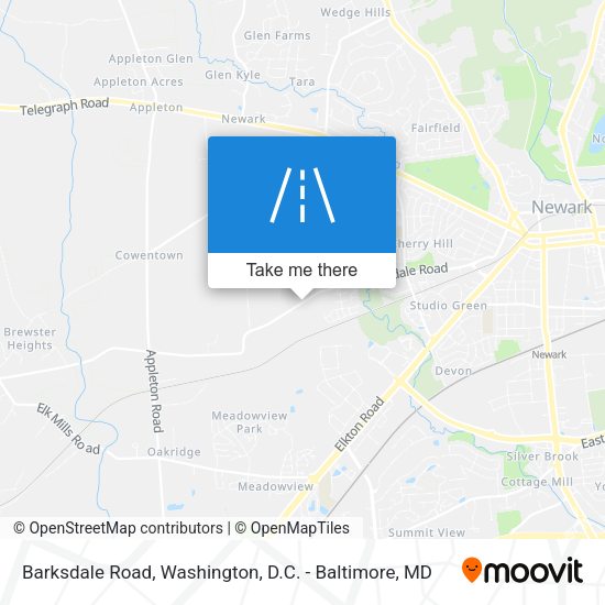 Mapa de Barksdale Road