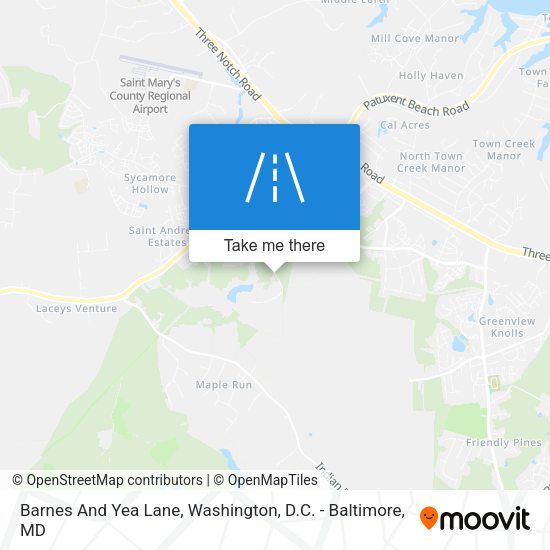 Mapa de Barnes And Yea Lane