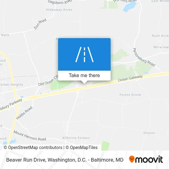 Beaver Run Drive map