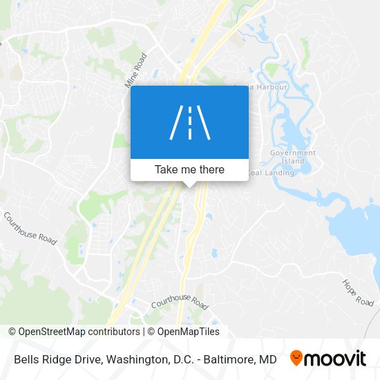 Mapa de Bells Ridge Drive