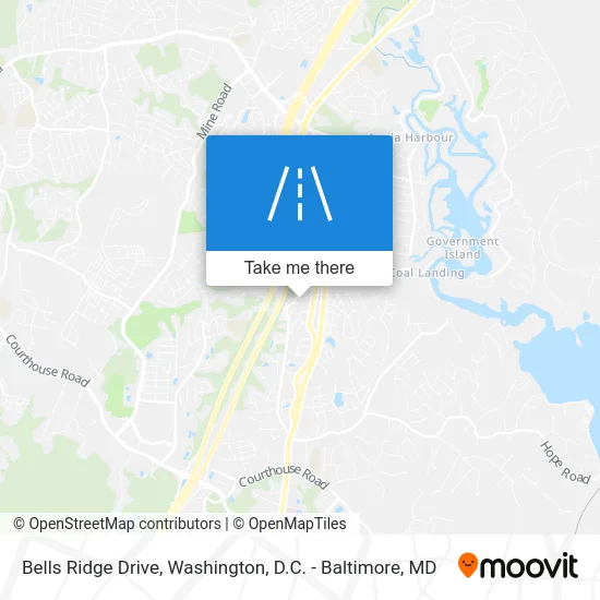 Bells Ridge Drive map