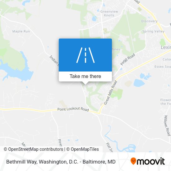 Mapa de Bethmill Way