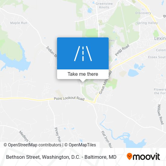 Bethson Street map