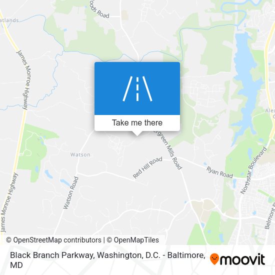 Mapa de Black Branch Parkway