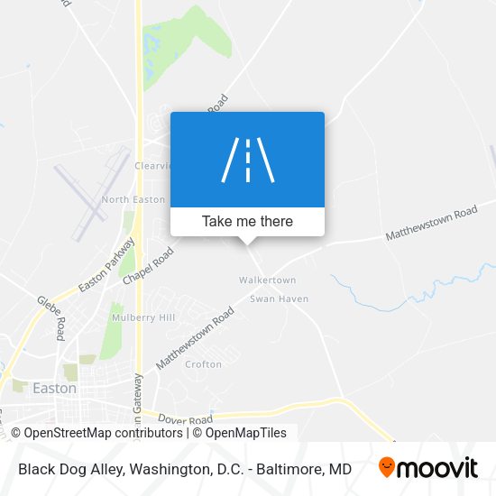Mapa de Black Dog Alley