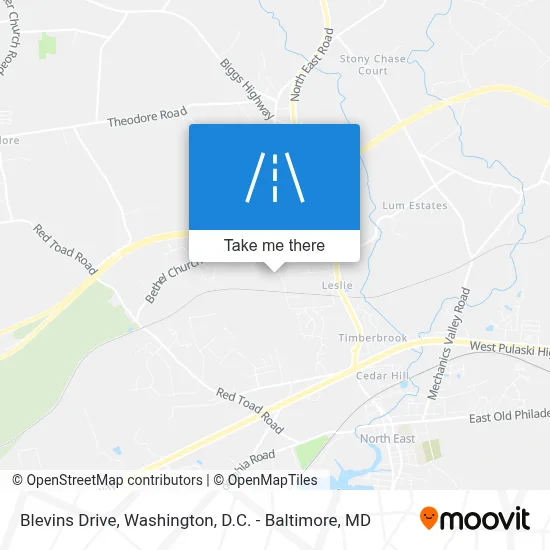 Blevins Drive map