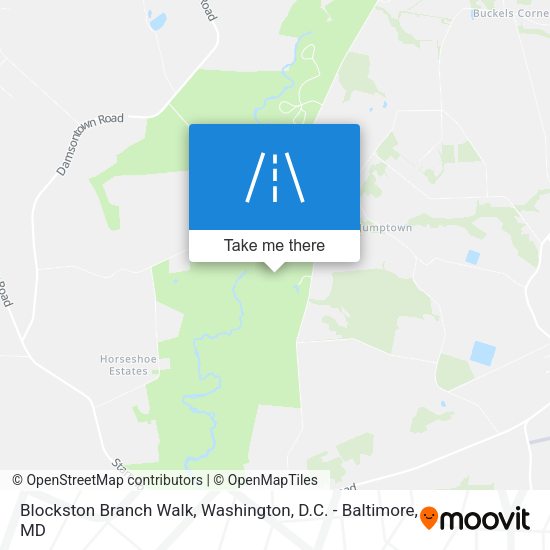 Blockston Branch Walk map