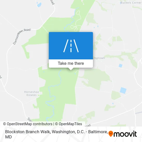 Blockston Branch Walk map
