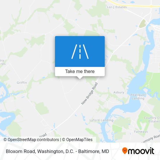 Bloxom Road map