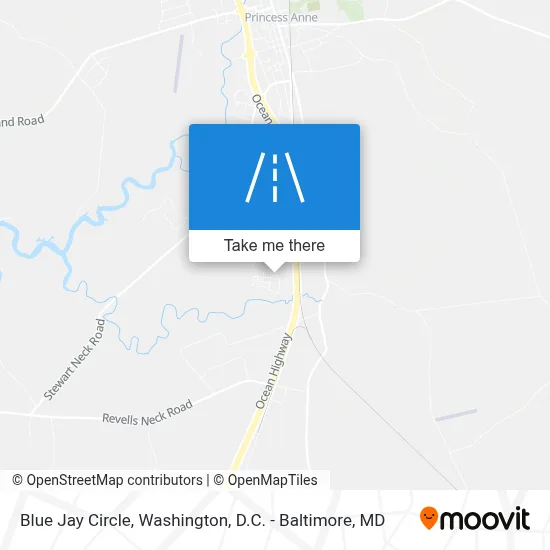 Blue Jay Circle map