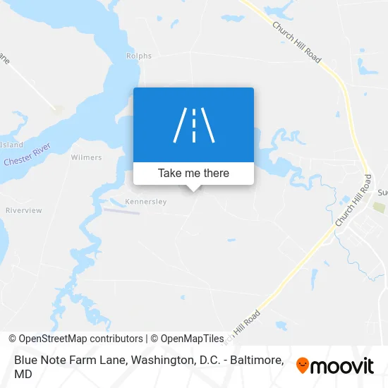 Blue Note Farm Lane map