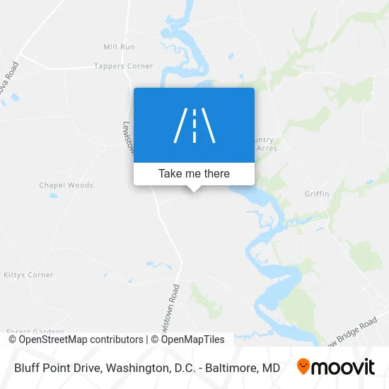 Bluff Point Drive map