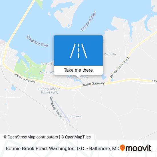 Bonnie Brook Road map