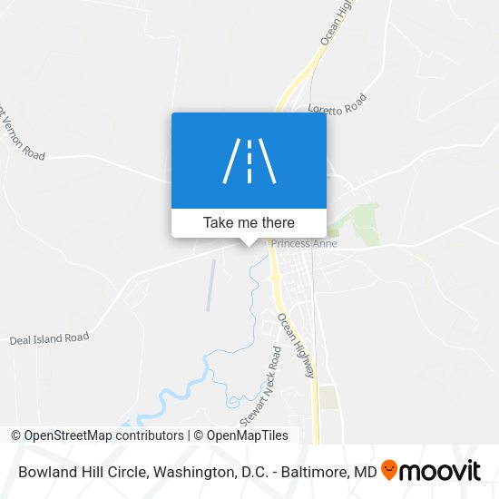 Bowland Hill Circle map