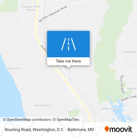 Mapa de Bowling Road