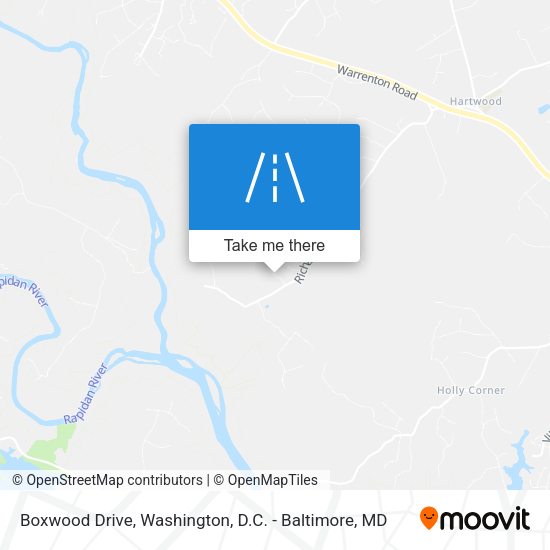 Mapa de Boxwood Drive